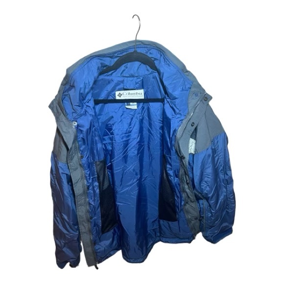 Columbia Mens Bugaboo Interchange Jacket Blue Large Vintage - Picture 4 of 5